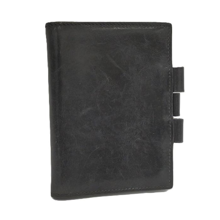 HERMES（エルメス） 手帳カバー レザー ブラック 〇H刻印 : JJ