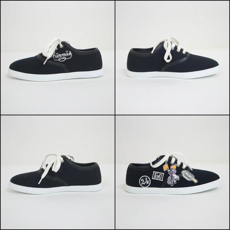 HERMES エルメス スニーカー イノサン innocent ブラック #35.5 : JJ 