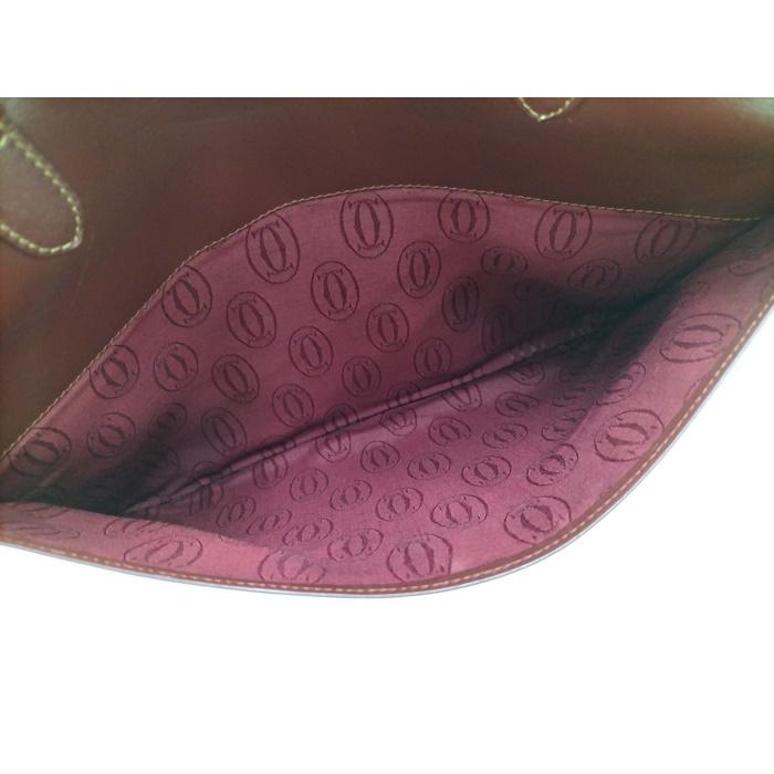 希少✨カルティエ　マストライン　ブリーフケース　ビジネスバッグ　レザー　ボルドー 楽天市場】【バッグ】Cartier カルティエ マストライン