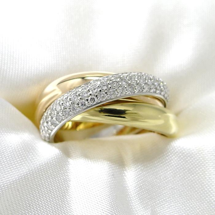 Cartier（カルティエ） トリニティ リング 750WG YG PG K18WG YG PG