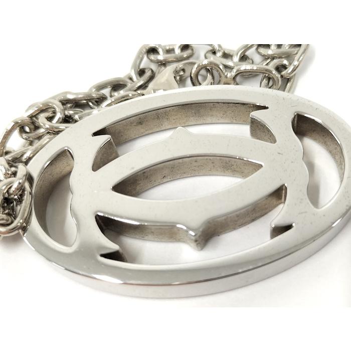Cartier チャーム 2C ロゴ シルバー メッキ : JJコレクション ヤフー店