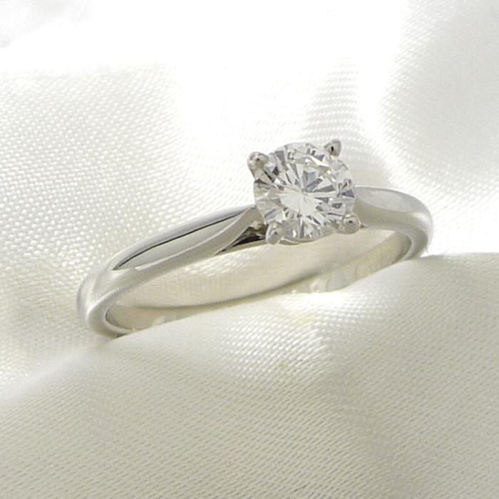 Cartier ソリティア リング Pt950 プラチナ ダイヤモンド 0.37ct 表記 