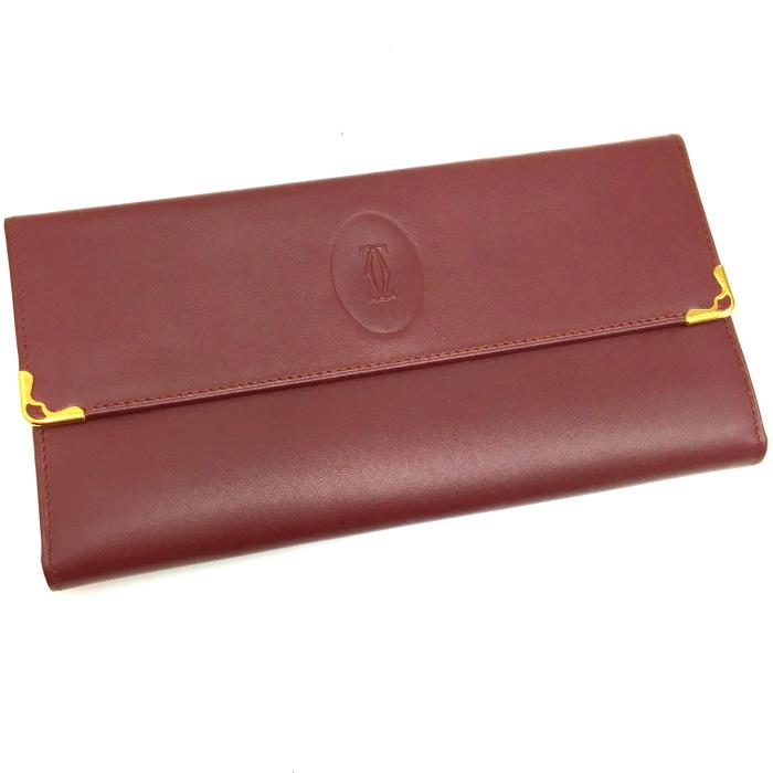 カルティエ 三つ折り長財布