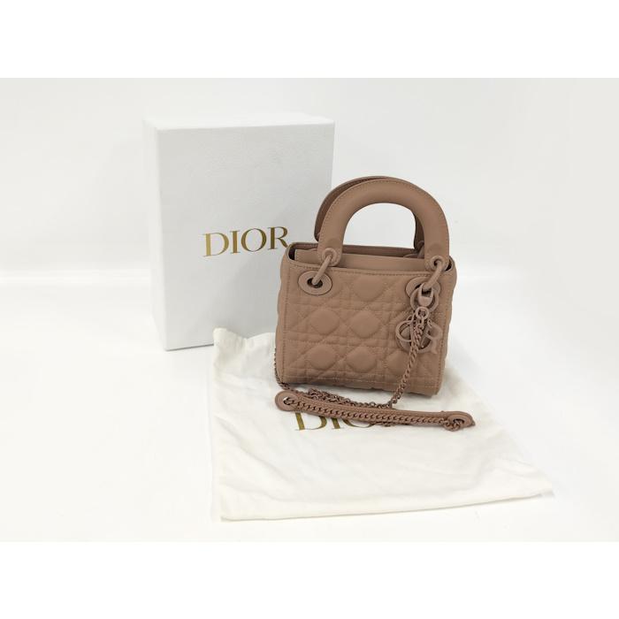 DIOR レディディオール カナージュ ミニ 2WAYハンドバッグ DIOR レディディオール カナージュ ミニ 2WAYハンドバッグ