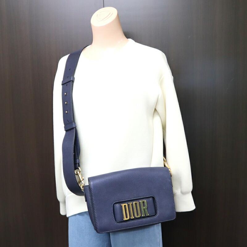 Dior ディオール エボリューション ショルダーバッグ ネイビー