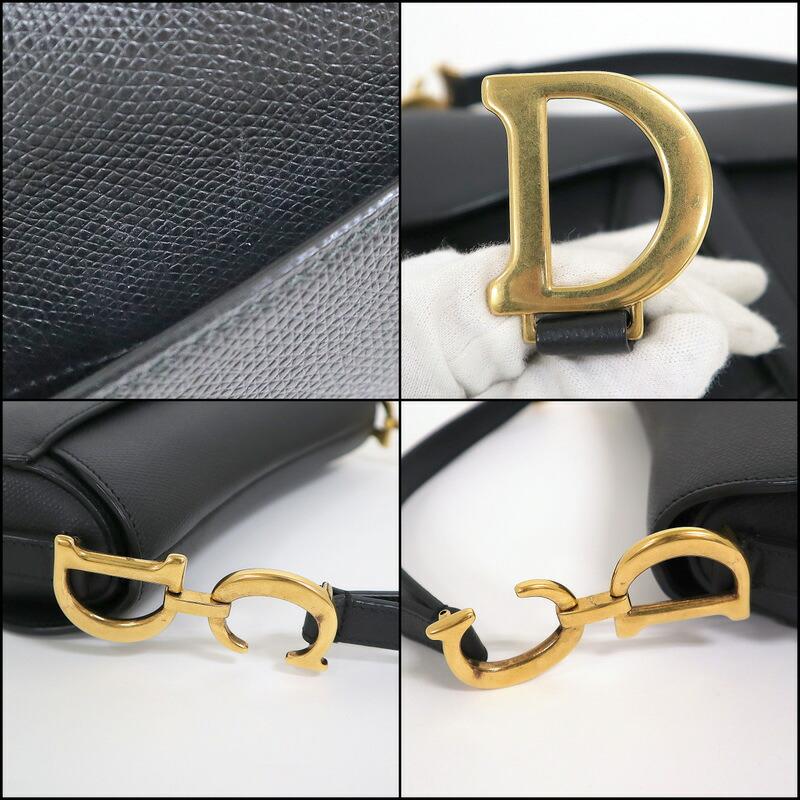 Christian Dior クリスチャンディオール サドルバッグミニ ブラック