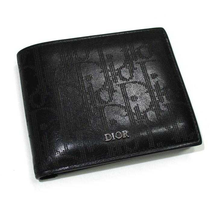 【中古】Christian Dior オブリーク ギャラクシー レザー 二つ折り コンパクト財布 ブラック [jj] :  2000078251700014 : JJコレクション ヤフー店 - 通販 - Yahoo!ショッピング