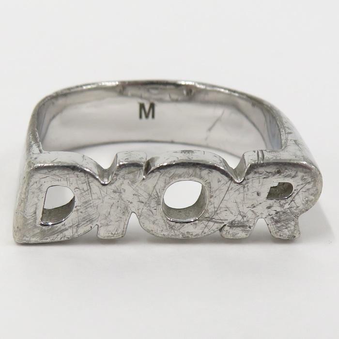 Christian Dior 【中古】Christian ロゴ シルバー リング 19号 SV925 