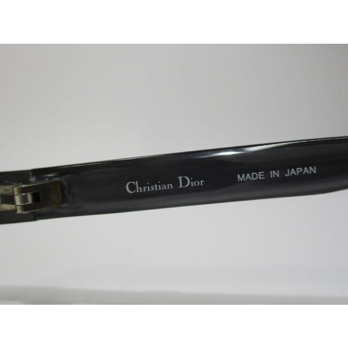 【中古】Christian Dior 眼鏡フレーム 伊達 メガネ プラスチック ブラック グレー CD7050J｜jjcollection2008｜05