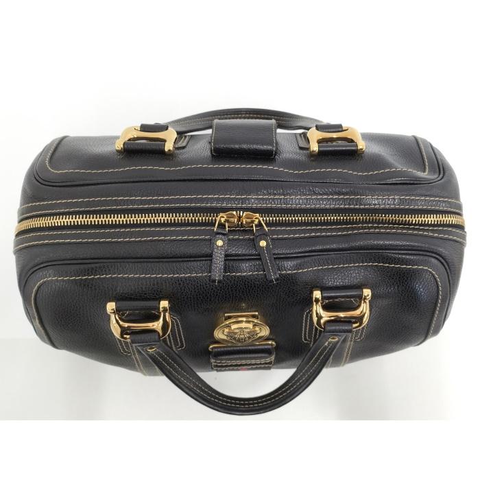 【中古】GUCCI ボストンバッグ アヴィアトリックス レザー ブラック 186232｜jjcollection2008｜06