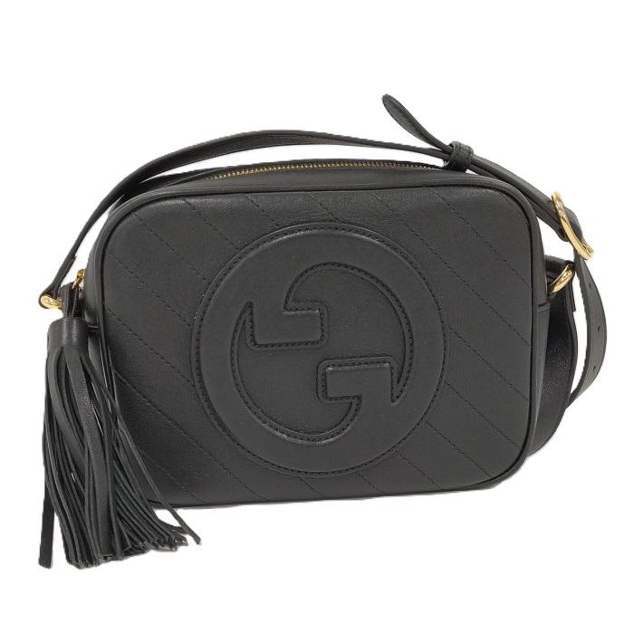 GUCCI（グッチ） ブロンディ ショルダーバッグ レザー ブラック 742360