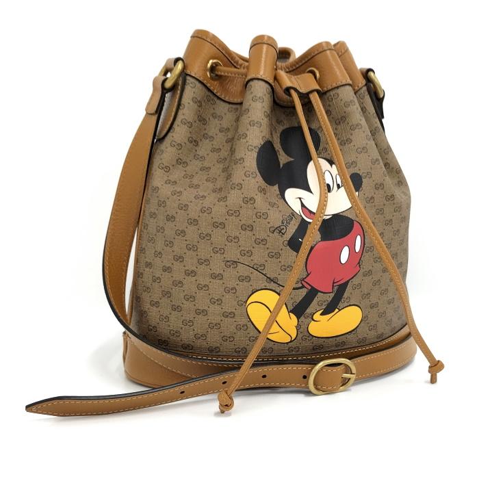 GUCCI 【中古】GUCCI ショルダーバッグ ディズニーコラボ ミッキー  