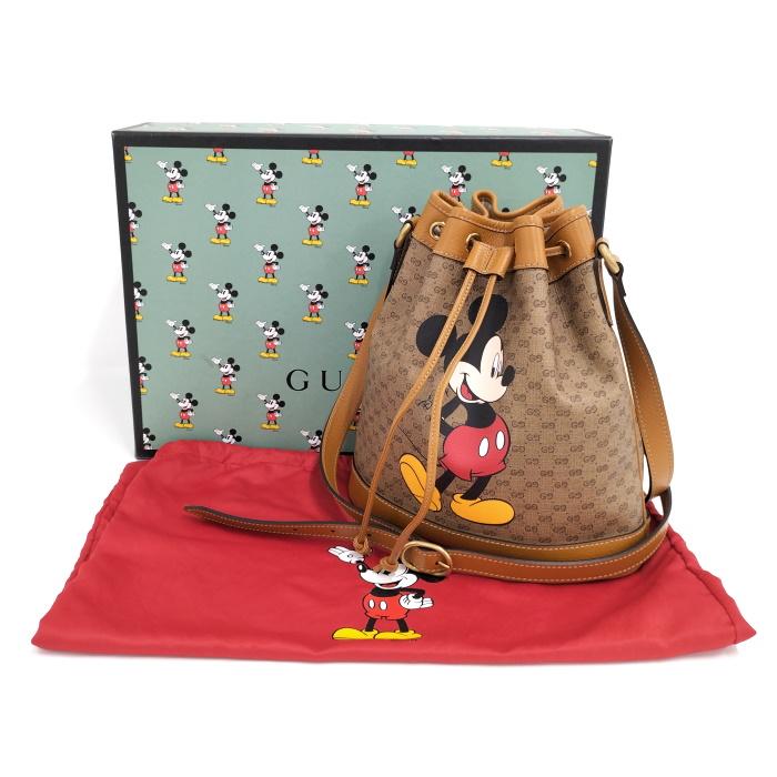 GUCCI 【中古】GUCCI ショルダーバッグ ディズニーコラボ ミッキー  