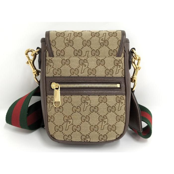 GUCCI 【中古】GUCCI ショルダーバッグ メッセンジャーバッグ PALACE 
