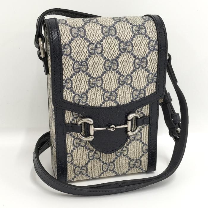 GUCCI 【中古】GUCCI ショルダーポーチ ホースビット 1955 ミニバッグ  