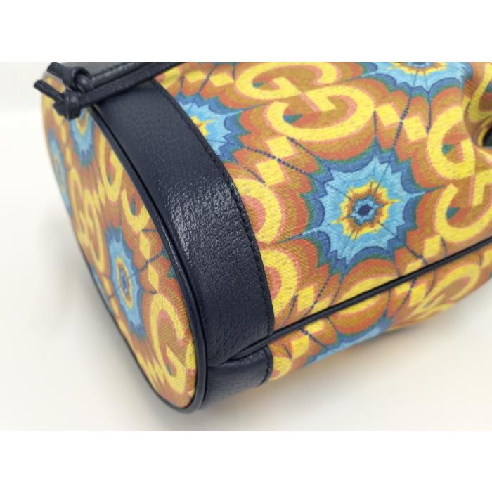 GUCCI 【中古】GUCCI ミニ バケットバッグ 巾着型 ショルダーバッグ  