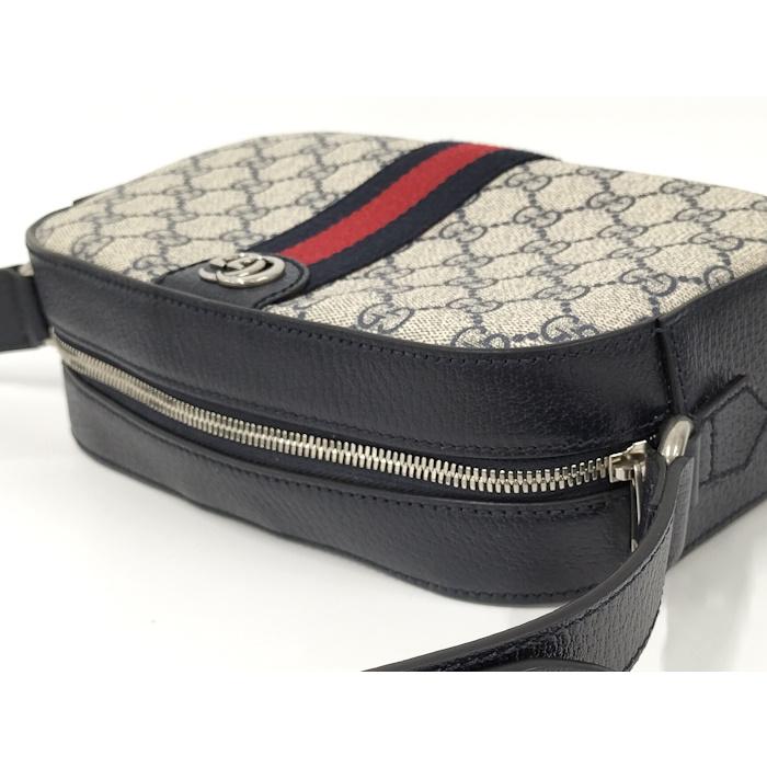 【中古】GUCCI オフィディア ショルダーバッグ GGスプリーム PVC ネイビー 681064｜jjcollection2008｜03