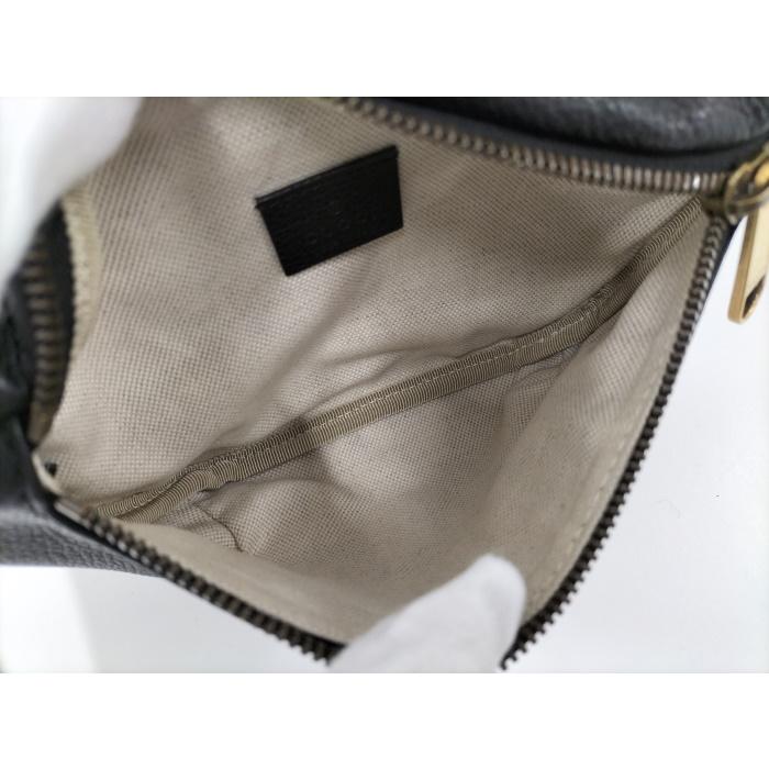 GUCCI 【中古】GUCCI ボディバッグ シェリーライン ロゴプリント 