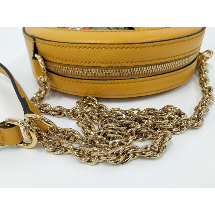 [GUCCI]ショルダーバック GUCCI チェーン ショルダーバッグ フローラ ロゴ フラワー