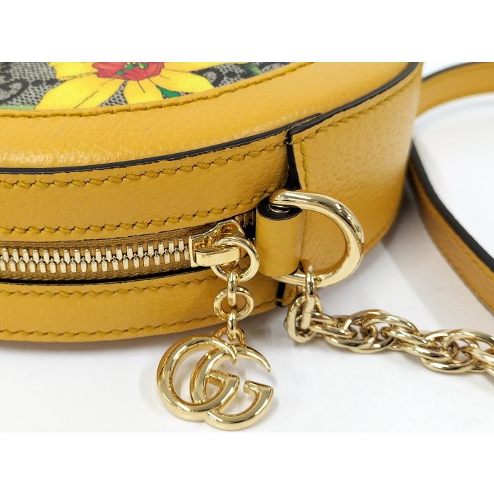 GUCCI（グッチ） チェーン ショルダーバッグ フローラ ロゴ フラワー 