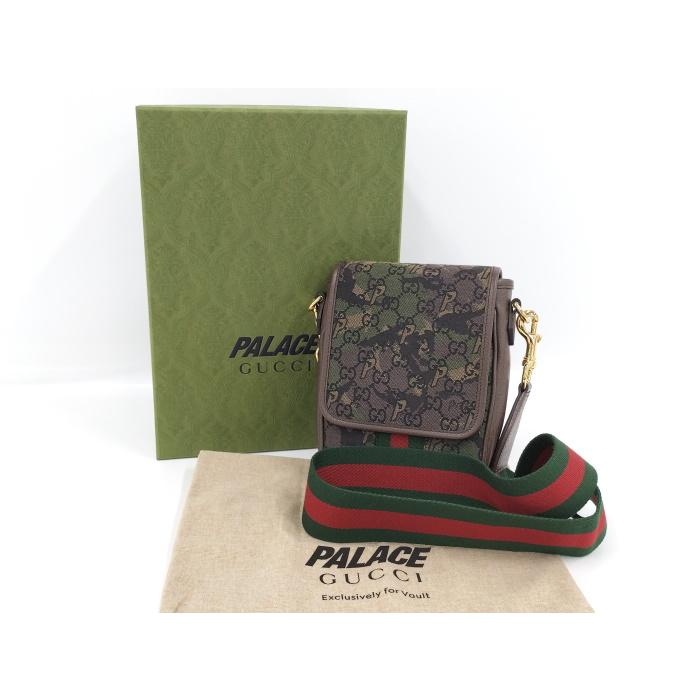 GUCCI（グッチ） ショルダーバッグ シェリーライン GGキャンバス 