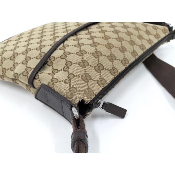 GUCCI（グッチ） ショルダーバッグ GG キャンバス レザー ベージュ 