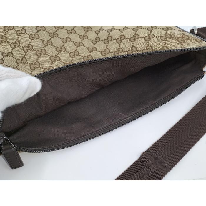 GUCCI（グッチ） ショルダーバッグ GG キャンバス レザー ベージュ