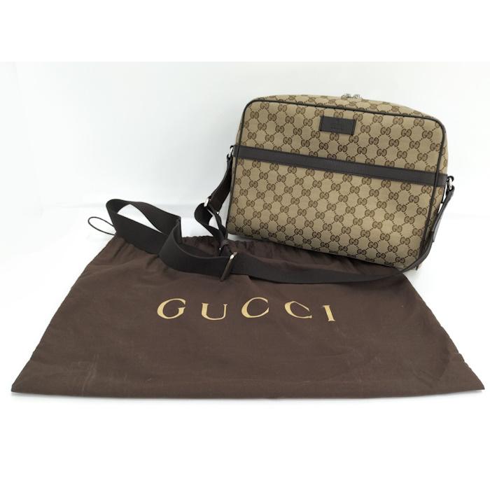 ✨美品✨GUCCI GG ショルダーバッグ ベージュ ブラウン ロゴ レザー ✨美品✨GUCCI GG ショルダーバッグ ベージュ ブラウン 肩掛け レザー