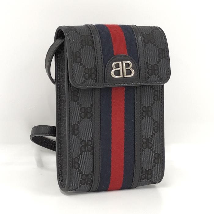 GUCCI ザ ハッカー ショルダーバッグ バレンシアガコラボ キャンバス  