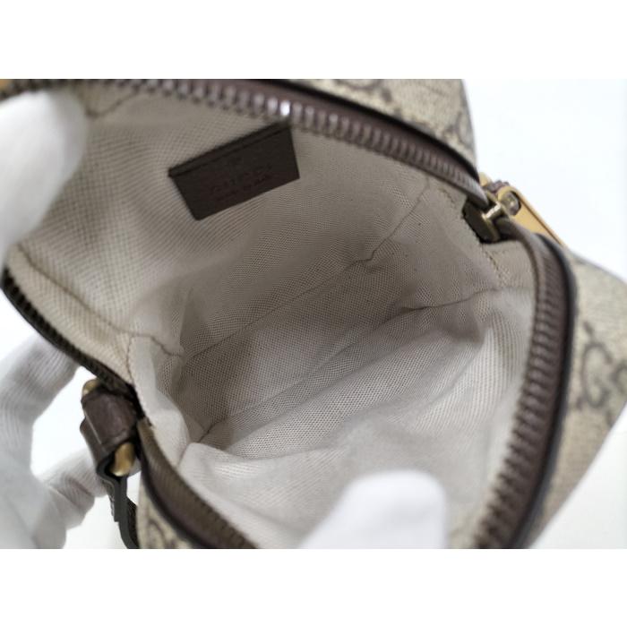 グッチ ネオヴィンテージ ミニショルダーバッグ  658556 GGスプリーム レディースショルダーバッグ
 ベージュ【中古】 GUCCI（グッチ） ネオヴィンテージ ショルダーバッグ GGスプリーム PVC