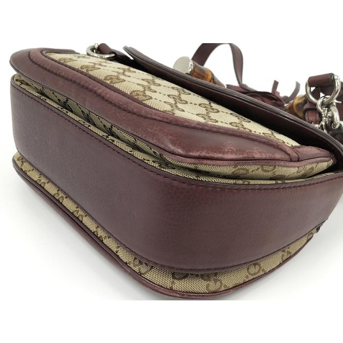 GUCCI（グッチ） GUCCI 2WAYショルダーバッグ バンブー GGキャンバス