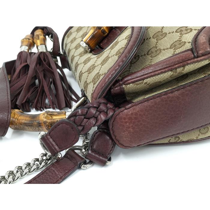 GUCCI（グッチ） GUCCI 2WAYショルダーバッグ バンブー GGキャンバス