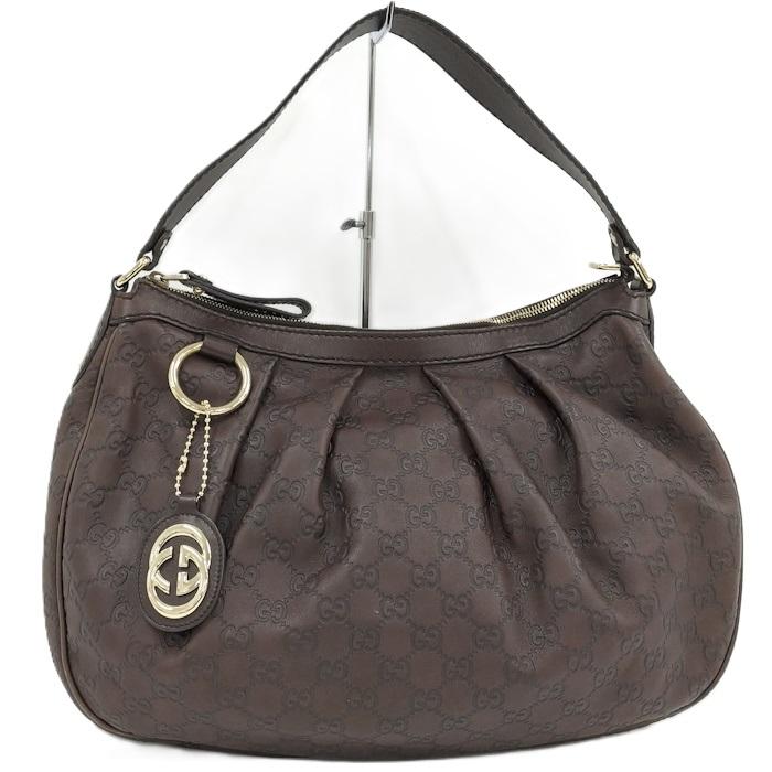 GUCCI（グッチ） ショルダーバッグ スーキー グッチシマ レザー