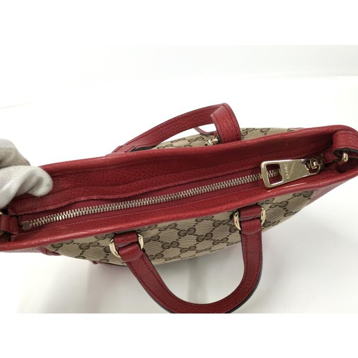 GUCCI（グッチ） GUCCI 2WAYハンドバッグ GGキャンバス レザー