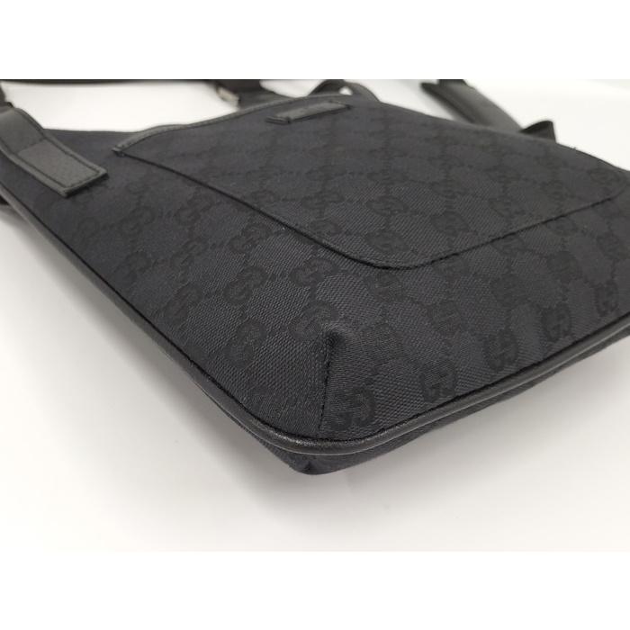 GUCCI ショルダーバッグ GGキャンバス ブラック 122793 : JJ