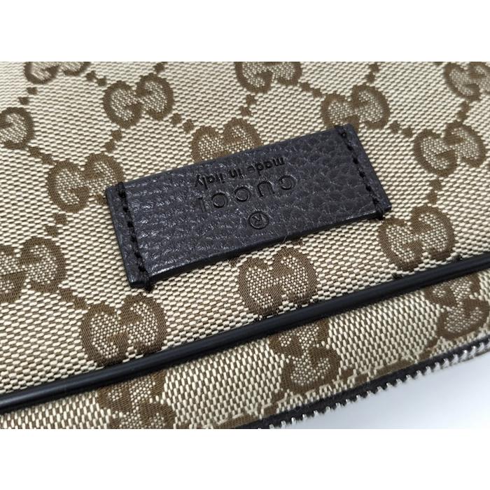 GUCCI（グッチ） ウエストバッグ GGキャンバス レザー ベージュ