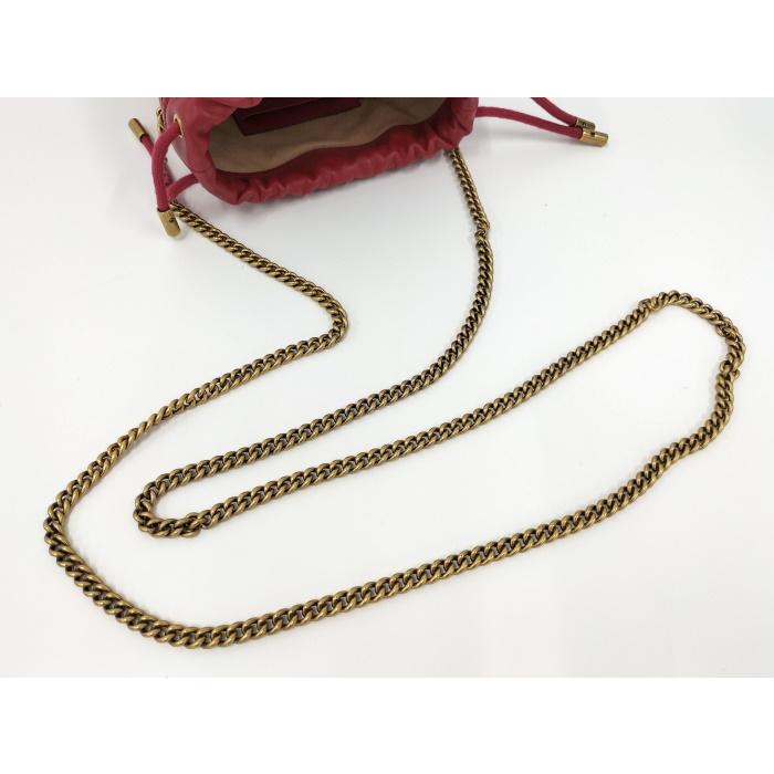 GUCCI 【中古】GUCCI ミニ バケットバッグ ショルダーバッグ GG 
