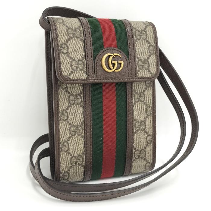 GUCCI 【中古】GUCCI ショルダーバッグ シェリーライン GGスプリーム 