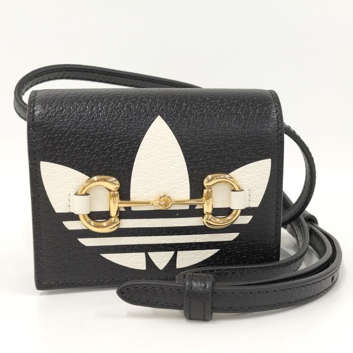 GUCCI　adidas 702248　ホースビット　ショルダーウォレット GUCCI 【中古】GUCCI ショルダーウォレット アディダスコラボ