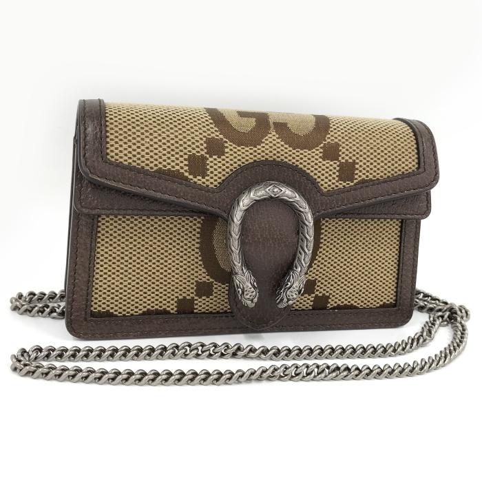 GUCCI ディオニュソス チェーン ショルダーバッグ ジャンボGG レザー  