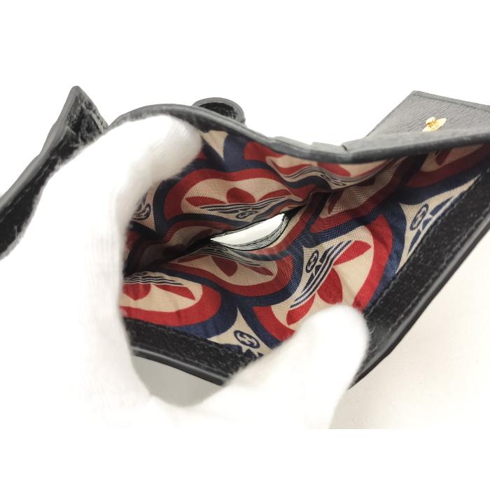 GUCCI×ADIDAS ショルダーバッグ レザー ブラック 702248 GUCCI（グッチ） GUCCI×ADIDAS ショルダーバッグ レザー ブラック
