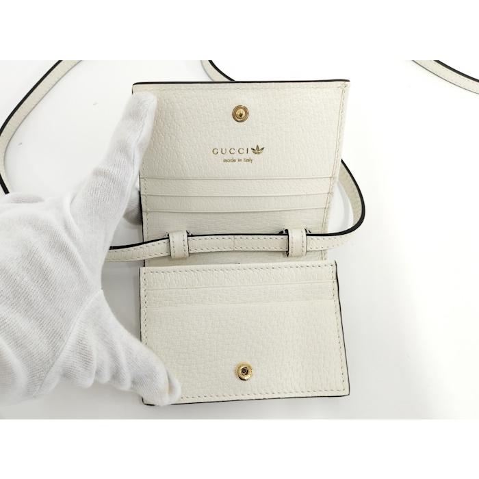 GUCCI（グッチ） GUCCI adidas コラボ ショルダーウォレット レザー