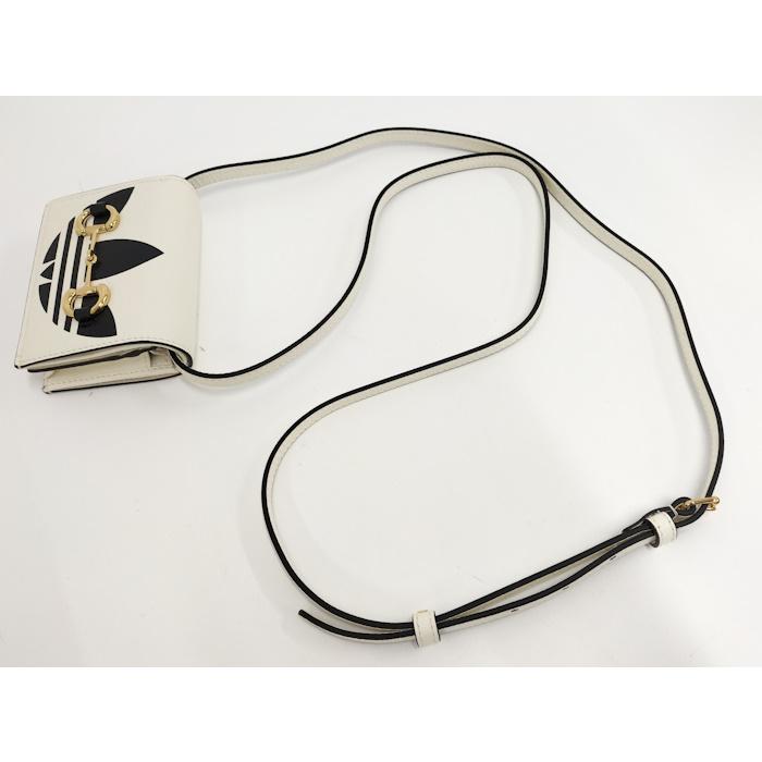 GUCCI（グッチ） GUCCI adidas コラボ ショルダーウォレット レザー