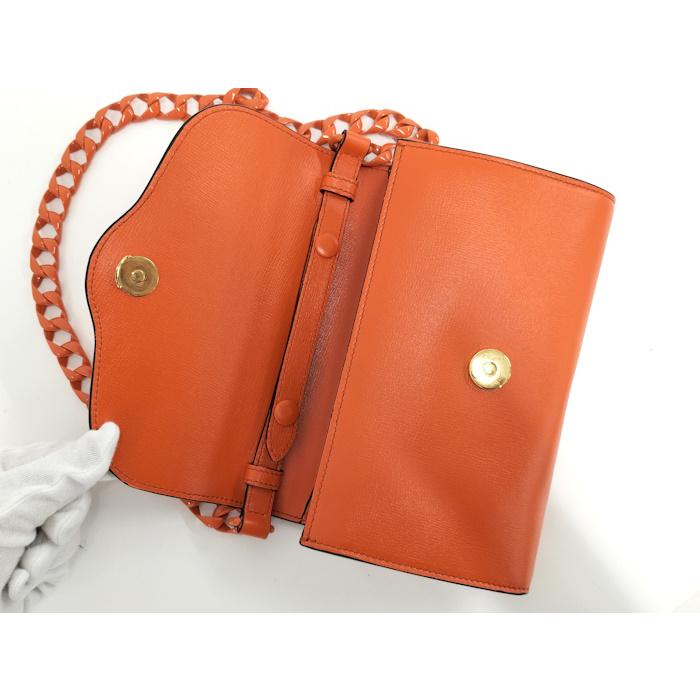 GUCCI ショルダーバッグ ホースビット オレンジ レザー 724713 GUCCI ショルダーバッグ ホースビット オレンジ レザー 724713
