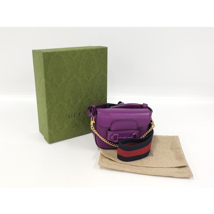 GUCCI 1955 2WAYショルダーバッグ レザー パープル 726863 : JJ GUCCI 1955 2WAYショルダーバッグ レザー パープル 726863 : JJ