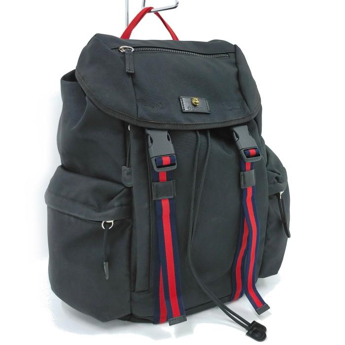 中古】GUCCI バックパック アニマリエ タイガーヘッド テクノ  