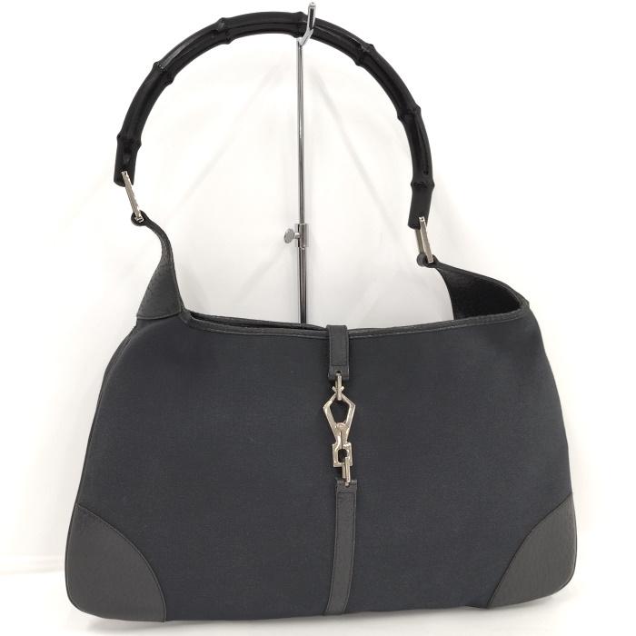 GUCCI 【中古】GUCCI ショルダーバッグ カンデンスキー バンブー 