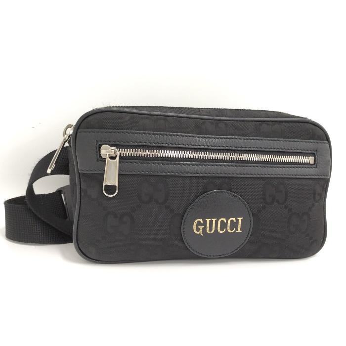 GUCCI 【中古】GUCCI グッチオフザグリッド ボディバッグ ナイロン 