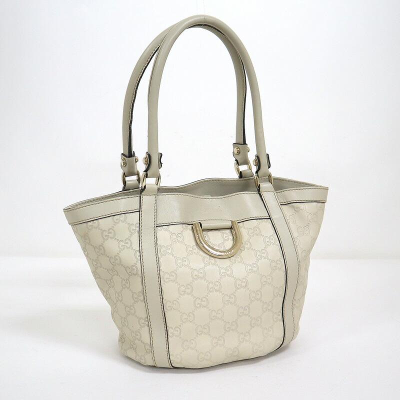 GUCCI グッチ ハンドバッグ グッチシマ アビー アイボリー×シャンパン