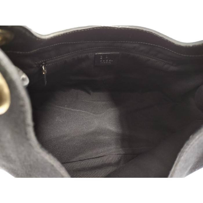 GUCCI トートバッグ ワンショルダー レザー キャンバス ブラック